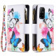 Housse Oppo A94 5G Poche Zippée Papillons Housse Oppo A94 5G Poche Zippée Papillons
