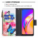 Housse Oppo A94 5G Poche Zippée Papillons Housse Oppo A94 5G Poche Zippée Papillons