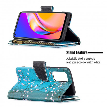 Housse Oppo A94 5G Poche Zippée Arbre Housse Oppo A94 5G Poche Zippée Arbre