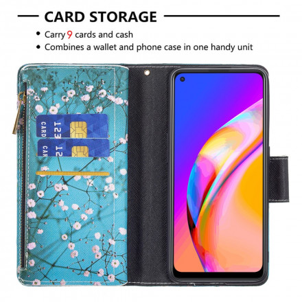 Housse Oppo A94 5G Poche Zippée Arbre Housse Oppo A94 5G Poche Zippée Arbre