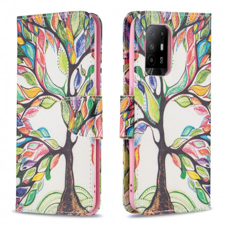Housse Oppo A94 5G Arbre Coloré Housse Oppo A94 5G Arbre Coloré
