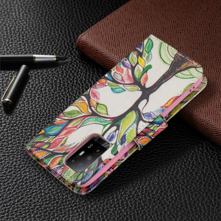 Housse Oppo A94 5G Arbre Coloré Housse Oppo A94 5G Arbre Coloré