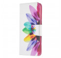 Housse Oppo A94 5G Fleur Aquarelle