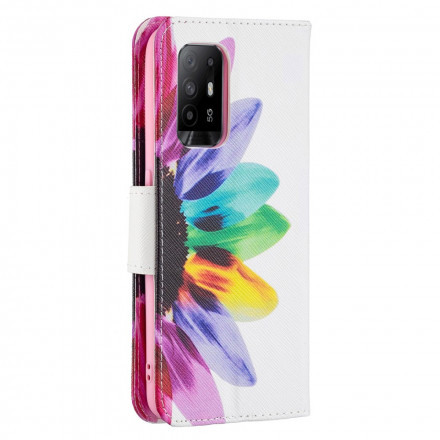 Housse Oppo A94 5G Fleur Aquarelle Housse Oppo A94 5G Fleur Aquarelle