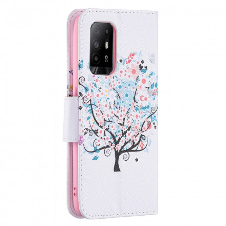 Housse Oppo A94 5G Flowered Tree