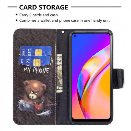 Housse Oppo A94 5G Ours Dangereux Housse Oppo A94 5G Ours Dangereux