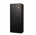 Flip Cover Xiaomi Redmi 10 Simili Cuir Ciré