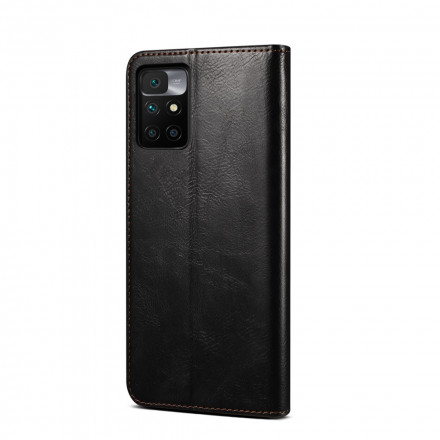 Flip Cover Xiaomi Redmi 10 Simili Cuir Ciré Flip Cover Xiaomi Redmi 10 Simili Cuir Ciré