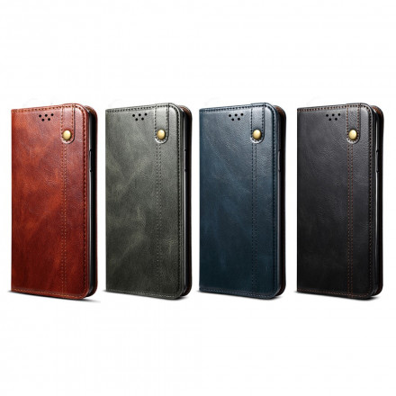 Flip Cover Xiaomi Redmi 10 Simili Cuir Ciré Flip Cover Xiaomi Redmi 10 Simili Cuir Ciré