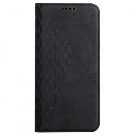 Flip Cover Oppo A94 5G Skin-Touch style Cubique Flip Cover Oppo A94 5G Skin-Touch style Cubique