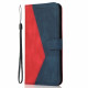 Housse Oppo A94 5G Simili Cuir Bicolore Triangle Housse Oppo A94 5G Simili Cuir Bicolore Triangle