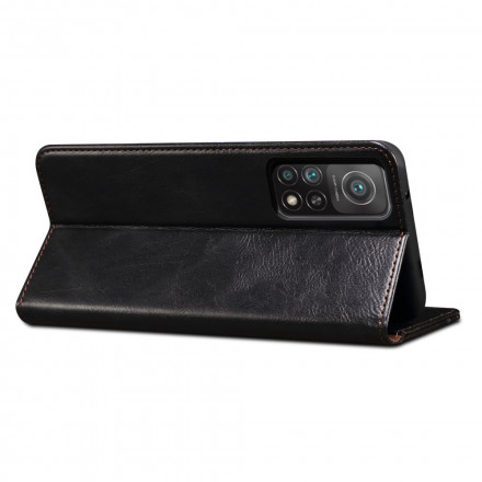 Flip Cover Xiaomi 11T / 11T Pro Simili Cuir Ciré Flip Cover Xiaomi 11T / 11T Pro Simili Cuir Ciré