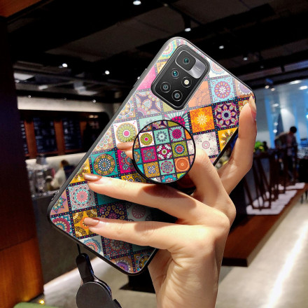 Coque Xiaomi Redmi 10 Support Magnétique Patchwork Coque Xiaomi Redmi 10 Support Magnétique Patchwork