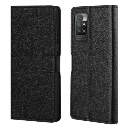 Housse Xiaomi Redmi 10 Effet Cuir Grain Litchi Housse Xiaomi Redmi 10 Effet Cuir Grain Litchi