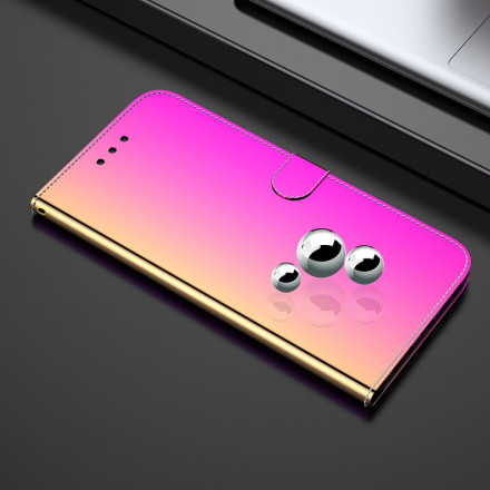 Housse Xiaomi Redmi 10 Simili Cuir Couverture Miroir Housse Xiaomi Redmi 10 Simili Cuir Couverture Miroir