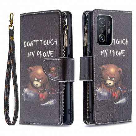 Housse Xiaomi 11T / 11T Pro Poche Zippée Ours Housse Xiaomi 11T / 11T Pro Poche Zippée Ours