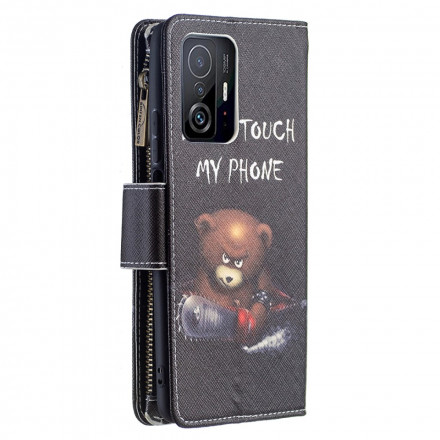 Housse Xiaomi 11T / 11T Pro Poche Zippée Ours Housse Xiaomi 11T / 11T Pro Poche Zippée Ours
