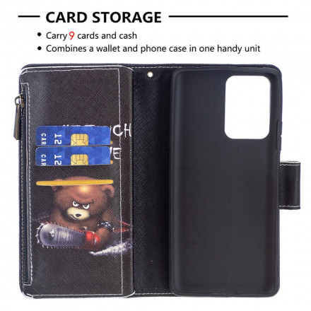 Housse Xiaomi 11T / 11T Pro Poche Zippée Ours Housse Xiaomi 11T / 11T Pro Poche Zippée Ours