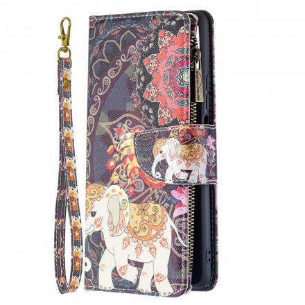 Housse Xiaomi 11T / 11T Pro Poche Zippée Éléphant