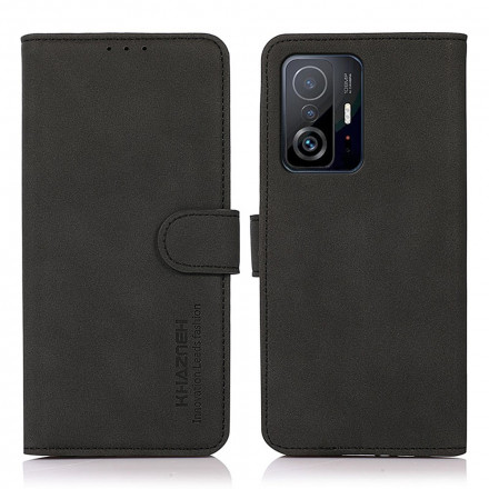 Housse Xiaomi Mi 11T / 11T Pro Effet Cuir Fashion KHAZNEH Housse Xiaomi Mi 11T / 11T Pro Effet Cuir Fashion KHAZNEH