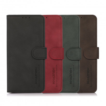 Housse Xiaomi Mi 11T / 11T Pro Effet Cuir Fashion KHAZNEH Housse Xiaomi Mi 11T / 11T Pro Effet Cuir Fashion KHAZNEH