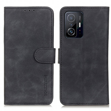Housse Xiaomi 11T / 11T Pro Effet Cuir Vintage KHAZNEH Housse Xiaomi 11T / 11T Pro Effet Cuir Vintage KHAZNEH