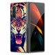 Coque Samsung Galaxy Z Fold 3 5G Tête de Félin Coque Samsung Galaxy Z Fold 3 5G Tête de Félin