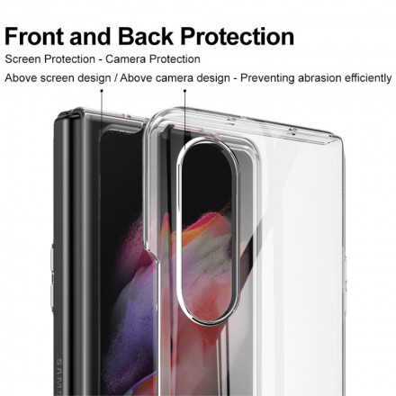 Coque Samsung Galaxy Z Fold 3 Transparente IMAK Coque Samsung Galaxy Z Fold 3 Transparente IMAK