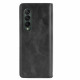 Flip Cover Samsung Galaxy Z Fold 3 5G Effet Cuir Stylisé Flip Cover Samsung Galaxy Z Fold 3 5G Effet Cuir Stylisé