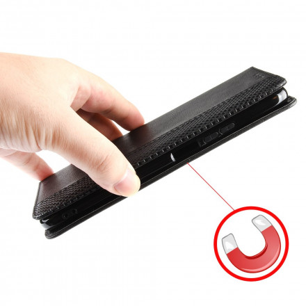 Flip Cover Samsung Galaxy Z Fold 3 5G Effet Cuir Stylisé Flip Cover Samsung Galaxy Z Fold 3 5G Effet Cuir Stylisé