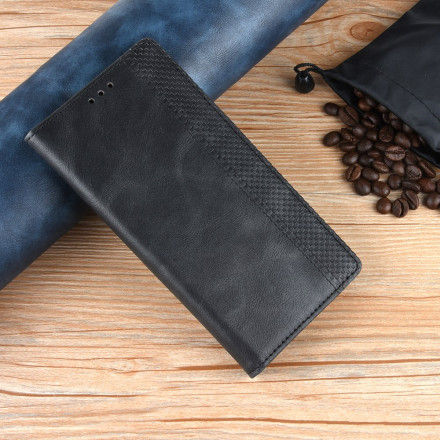 Flip Cover Samsung Galaxy Z Fold 3 5G Effet Cuir Stylisé Flip Cover Samsung Galaxy Z Fold 3 5G Effet Cuir Stylisé