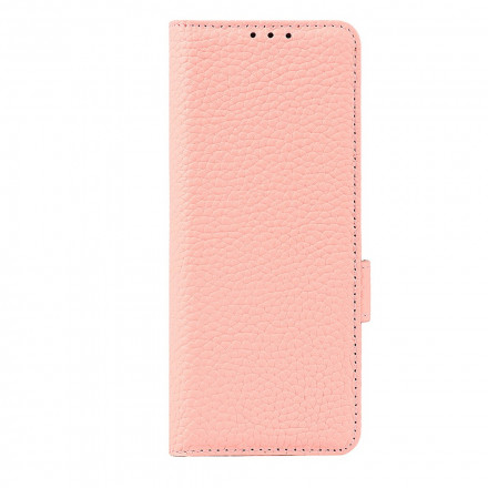 Housse Samsung Galaxy Z Fold 3 5G Cuir Litchi Véritable