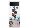 Coque Samsung Galaxy Z Flip 3 5G Papillons de la Nature