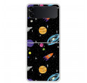 Coque Samsung Galaxy Z Flip 3 5G Planète Galaxie