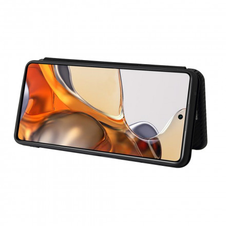 Flip Cover Xiaomi 11T / 11T Pro Fibre Carbone Coloré Flip Cover Xiaomi 11T / 11T Pro Fibre Carbone Coloré
