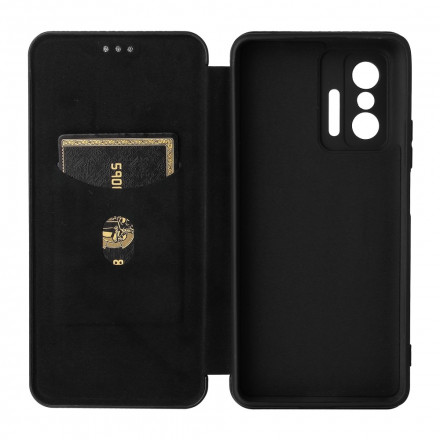 Flip Cover Xiaomi 11T / 11T Pro Fibre Carbone Coloré Flip Cover Xiaomi 11T / 11T Pro Fibre Carbone Coloré