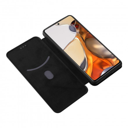 Flip Cover Xiaomi 11T / 11T Pro Fibre Carbone Coloré Flip Cover Xiaomi 11T / 11T Pro Fibre Carbone Coloré