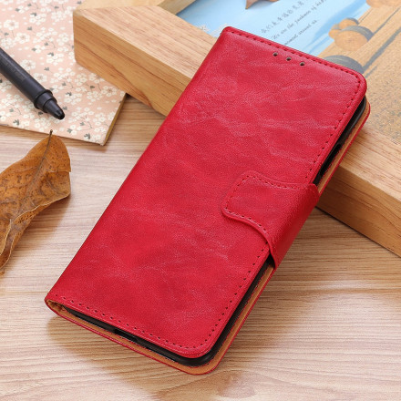 Housse Realme 8 5G Cuir Fendu Fermoir Réversible Housse Realme 8 5G Cuir Fendu Fermoir Réversible