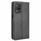 Flip Cover Realme 8 5G Effet Cuir Vintage Stylisé Flip Cover Realme 8 5G Effet Cuir Vintage Stylisé
