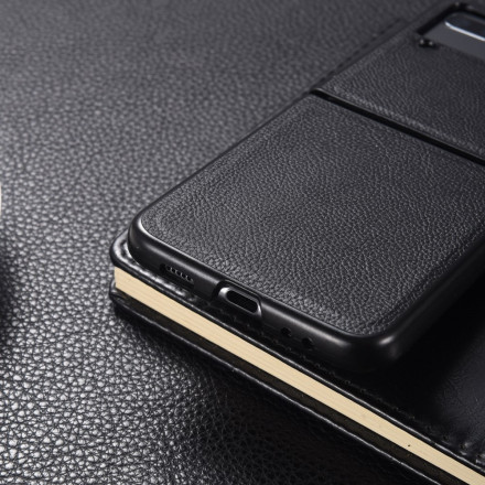 Coque Samsung Galaxy Z Flip 3 5G Véritable Cuir Coque Samsung Galaxy Z Flip 3 5G Véritable Cuir