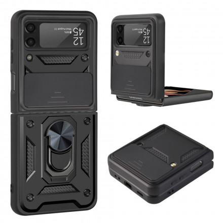 Coque Samsung Galaxy Z Flip 3 5G Hybride avec Anneau-Support Coque Samsung Galaxy Z Flip 3 5G Hybride avec Anneau-Support