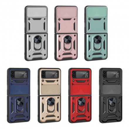 Coque Samsung Galaxy Z Flip 3 5G Hybride avec Anneau-Support Coque Samsung Galaxy Z Flip 3 5G Hybride avec Anneau-Support