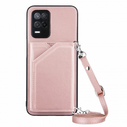 Coque Realme 8 5G Bandoulière Porte-cartes Coque Realme 8 5G Bandoulière Porte-cartes