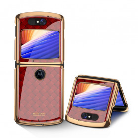 Coque Motorola Razr 5G Verre Trempé Design Tissé GKK