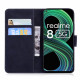 Housse Realme 8 5G Effet Cuir Monochrome Housse Realme 8 5G Effet Cuir Monochrome