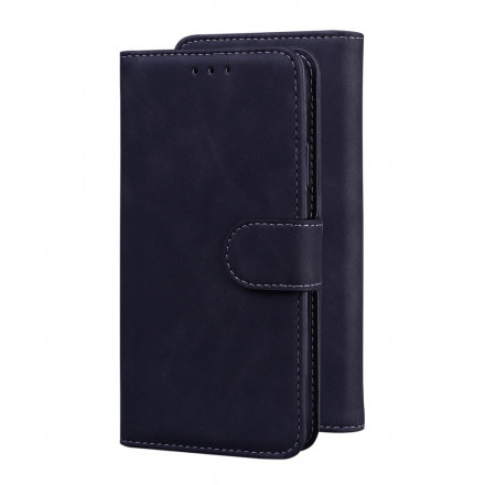Housse Realme 8 5G Effet Cuir Monochrome Housse Realme 8 5G Effet Cuir Monochrome