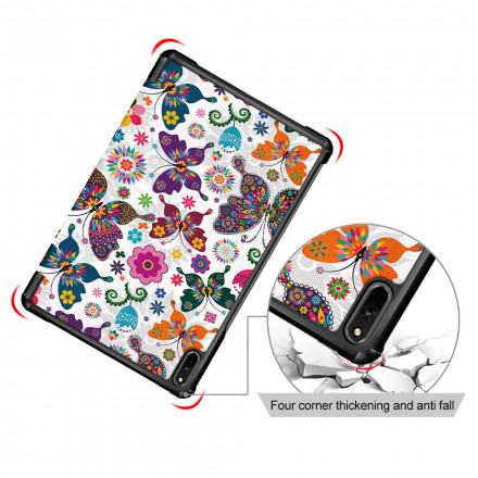 Smart Case Huawei MatePad 11 (2021) Papillons et Fleurs Rétros Smart Case Huawei MatePad 11 (2021) Papillons et Fleurs Rétros