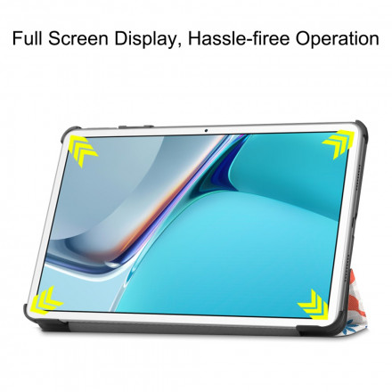 Smart Case Huawei MatePad 11 (2021) Papillons et Fleurs Rétros Smart Case Huawei MatePad 11 (2021) Papillons et Fleurs Rétros