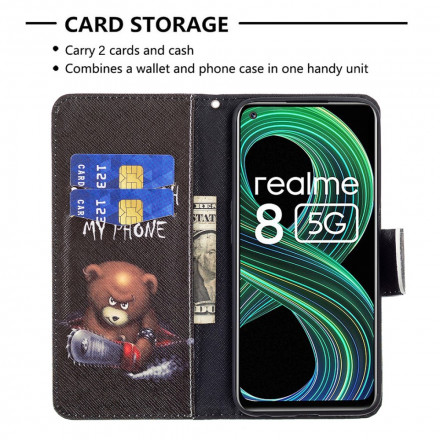 Housse Realme 8 5G Ours Dangereux Housse Realme 8 5G Ours Dangereux