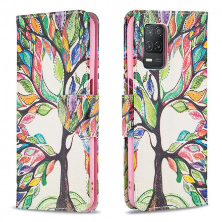 Housse Realme 8 5G Arbre Coloré Housse Realme 8 5G Arbre Coloré